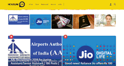 Desktop Screenshot of headlinezone.com
